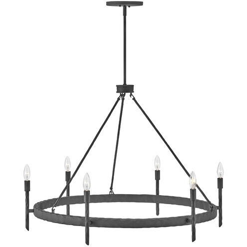 Tress LED 36 inch Forged Iron Indoor Chandelier Ceiling Light
