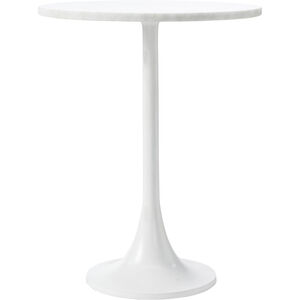 Alina 23 X 18 inch Matte White Side Table