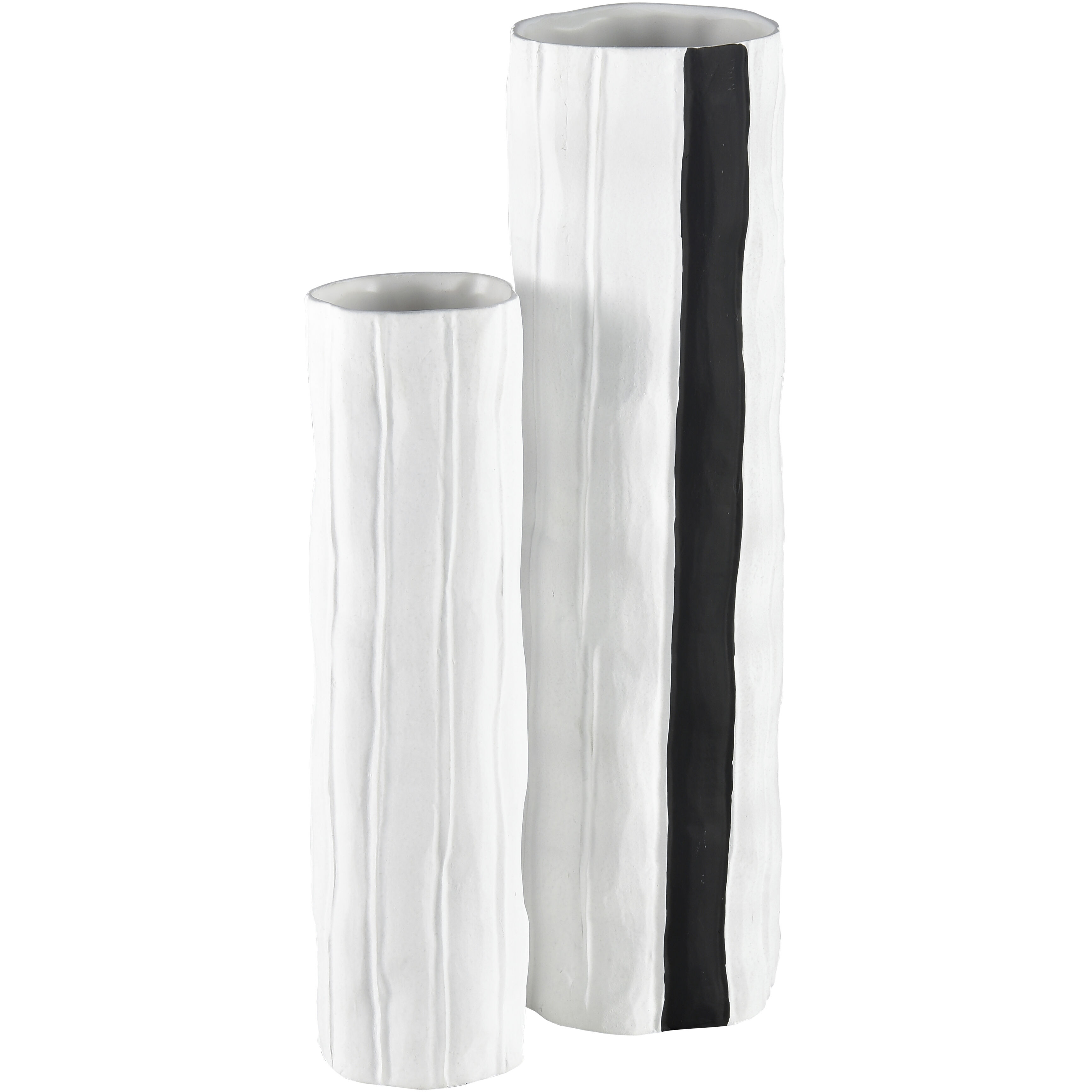 Clark 11.75 X 3.25 inch Vase in Matte White