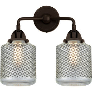 Nouveau 2 Stanton 2 Light 14 inch Oil Rubbed Bronze Bath Vanity Light Wall Light
