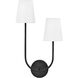 Cora Sconce Wall Light in Black