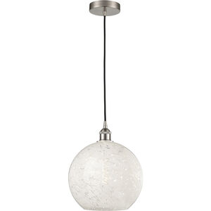 Edison White Mouchette 1 Light 12.00 inch Pendant