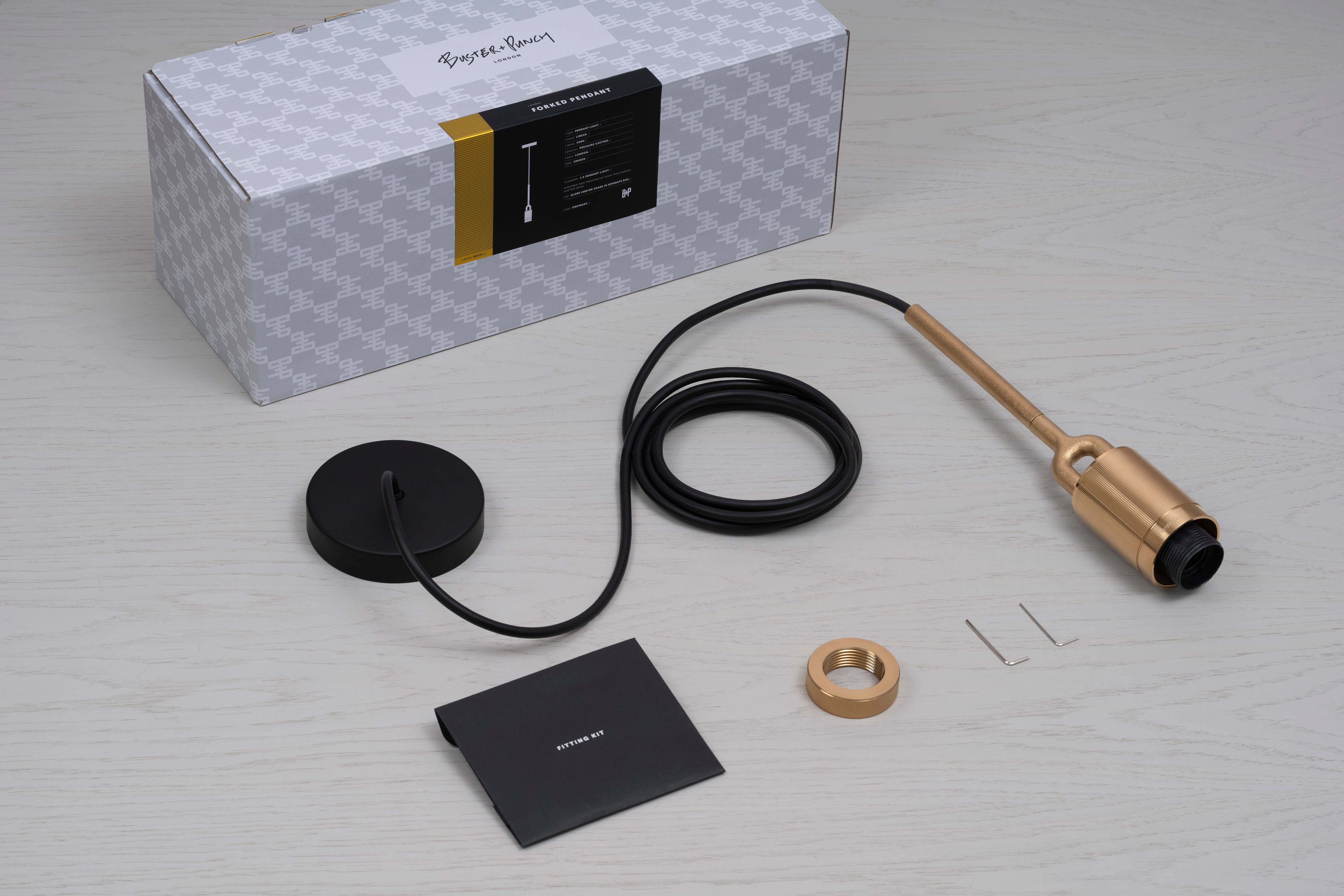 Forked LED 11.42 inch Steel Pendant Ceiling Light