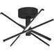Jaxx LED 20 inch Black Flush Mount Ceiling Light