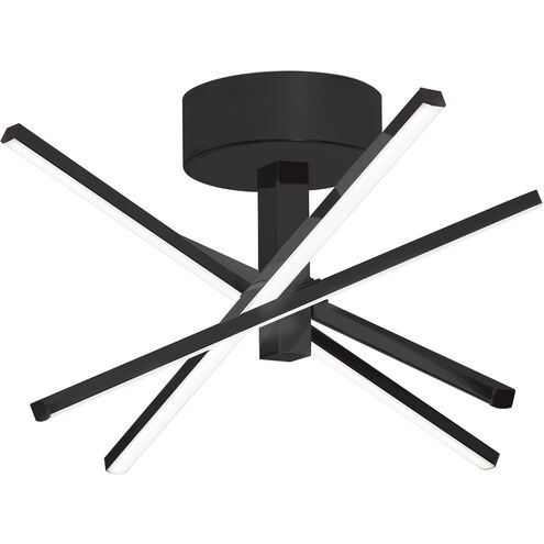 Jaxx LED 20 inch Black Flush Mount Ceiling Light