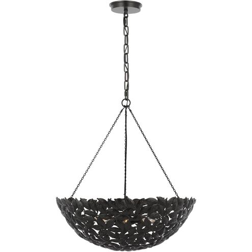 AH by Alexa Hampton Kelan 6 Light 23.75 inch Aged Iron Pendant Ceiling Light