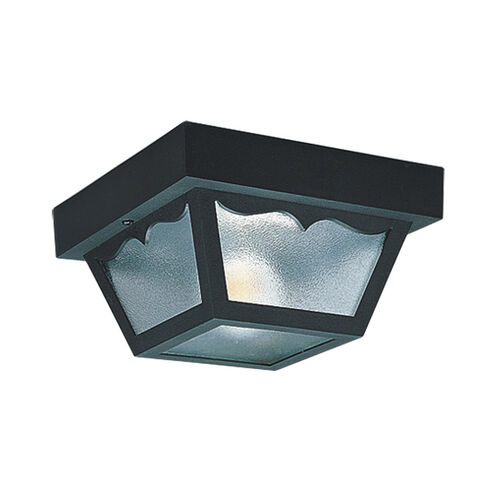 Outdoor Ceiling 2 Light 10.25 inch Black Outdoor Ceiling Flush Mount