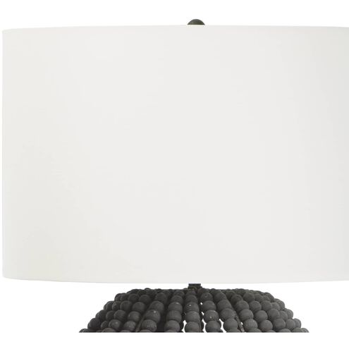 Tropez 28 inch 150.00 watt Grey Table Lamp Portable Light