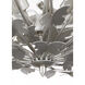 Julie Neill Farfalle LED 29.25 inch Burnished Silver Leaf Basket Chandelier Ceiling Light