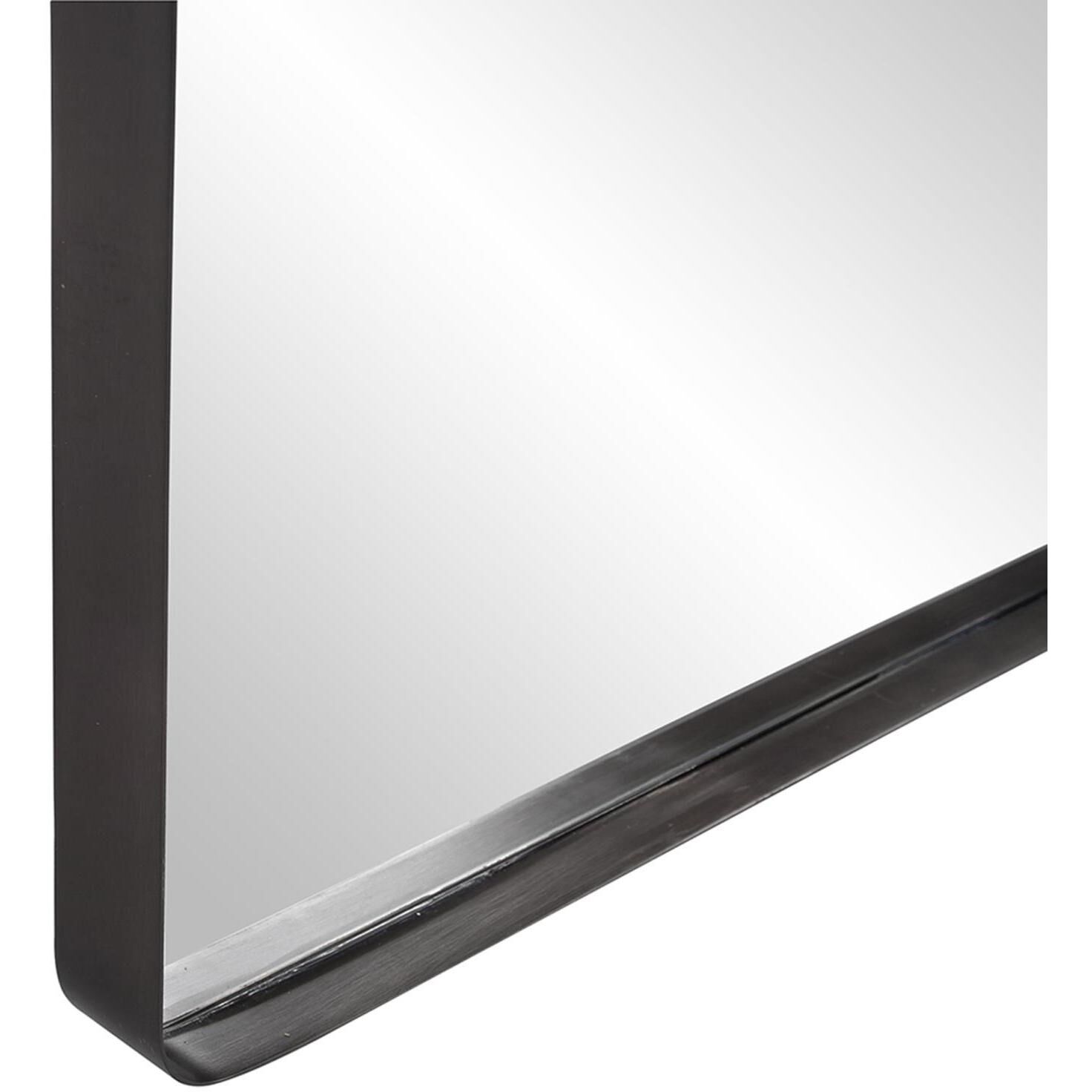 Steele 40 X 30 inch Black Mirror