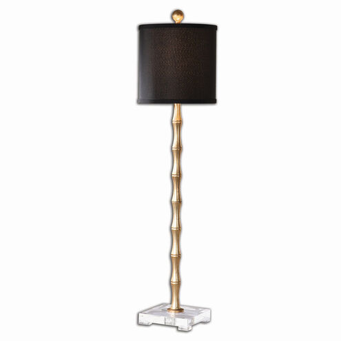 Quindici 37 inch 100 watt Gold Leaf Buffet Lamp Portable Light