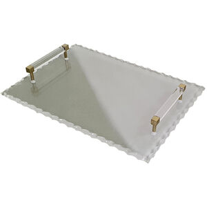 Kathleen White and Gold Tray