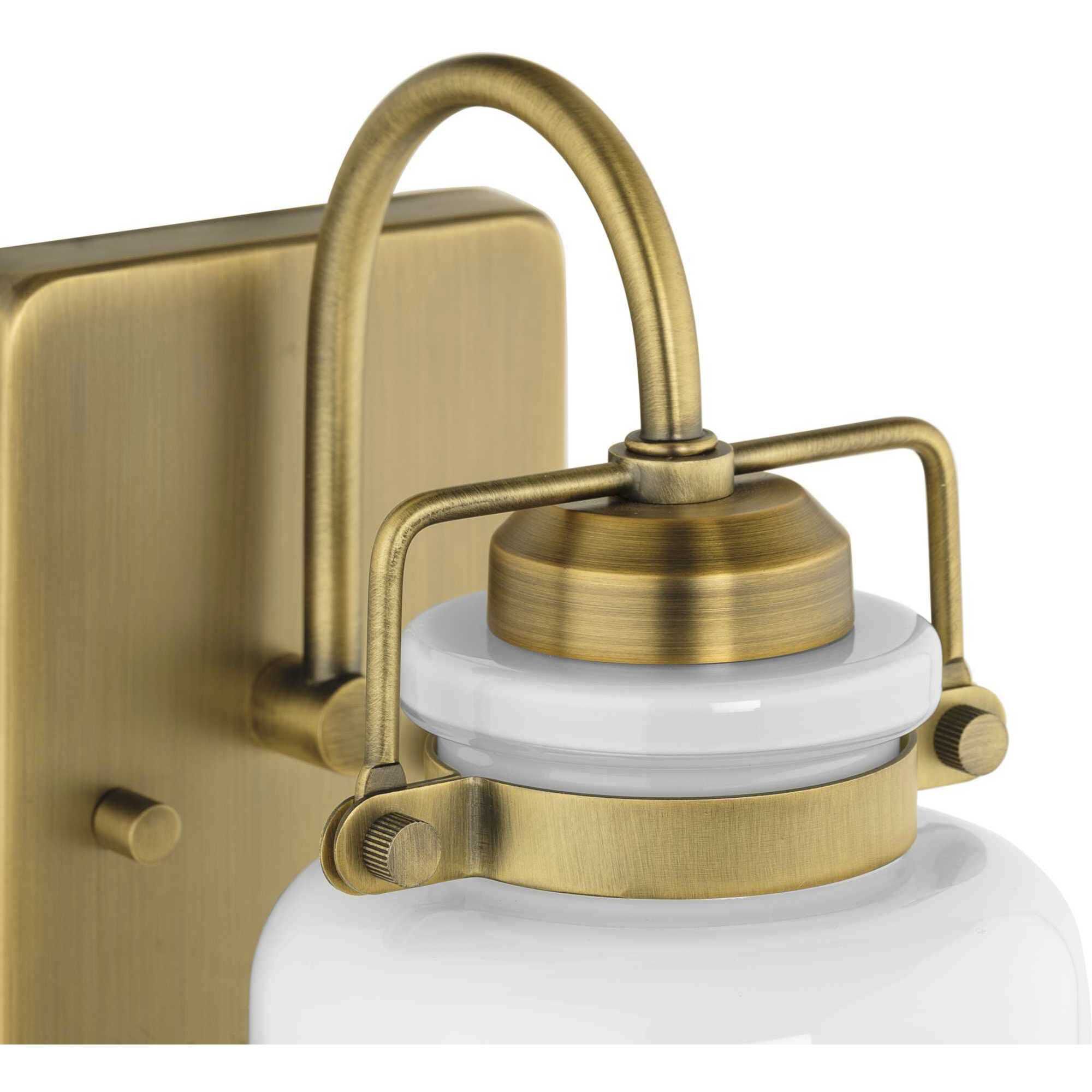 Fessler 1 Light 5 inch Vintage Brass Bath Light Wall Light