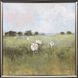 Pasture 29 X 29 inch Non-Glass Framed Art, Propac