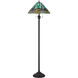 Tiffany 62 inch 100 watt Vintage Bronze Floor Lamp Portable Light, Naturals