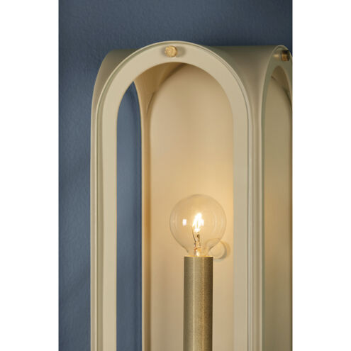 Lincroft 1 Light 6 inch Vintage Gold Leaf and Soft Sand Wall Sconce Wall Light