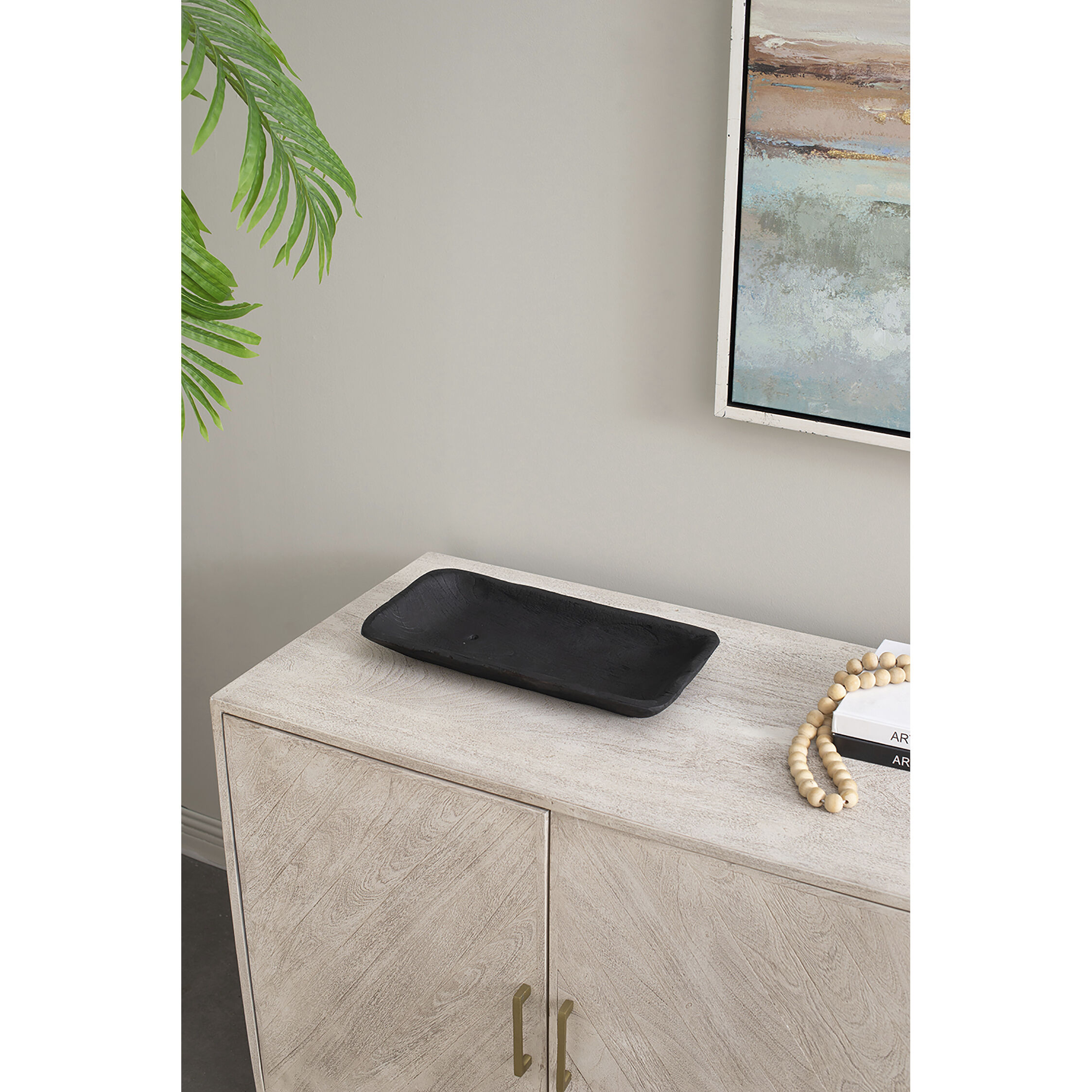 Rectangular Teak Natural Tray