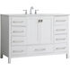 Irene 48 X 22 X 34 inch White Vanity Sink Set