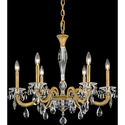 San Marco 6 Light 28.3 inch Heirloom Gold Chandelier Ceiling Light, Schonbek Signature