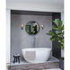 Elena 1 Light 6.3 inch Polished Chrome Bathroom Wall Light