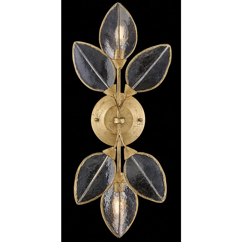 Amira 2 Light 9 inch Distressed Brass ADA Sconce Wall Light
