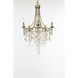 Cebu 5 Light 21 inch Capiz/Gold Silver Chandelier Ceiling Light