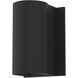 Dunbar LED 6.3 inch Textured Black Exterior Wall Light