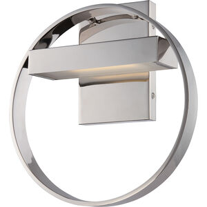 Cirque LED 11 inch Polished Nickel ADA Wall Sconce Wall Light