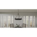 Calliope 6 Light 26.5 inch Matte Black Chandelier Ceiling Light