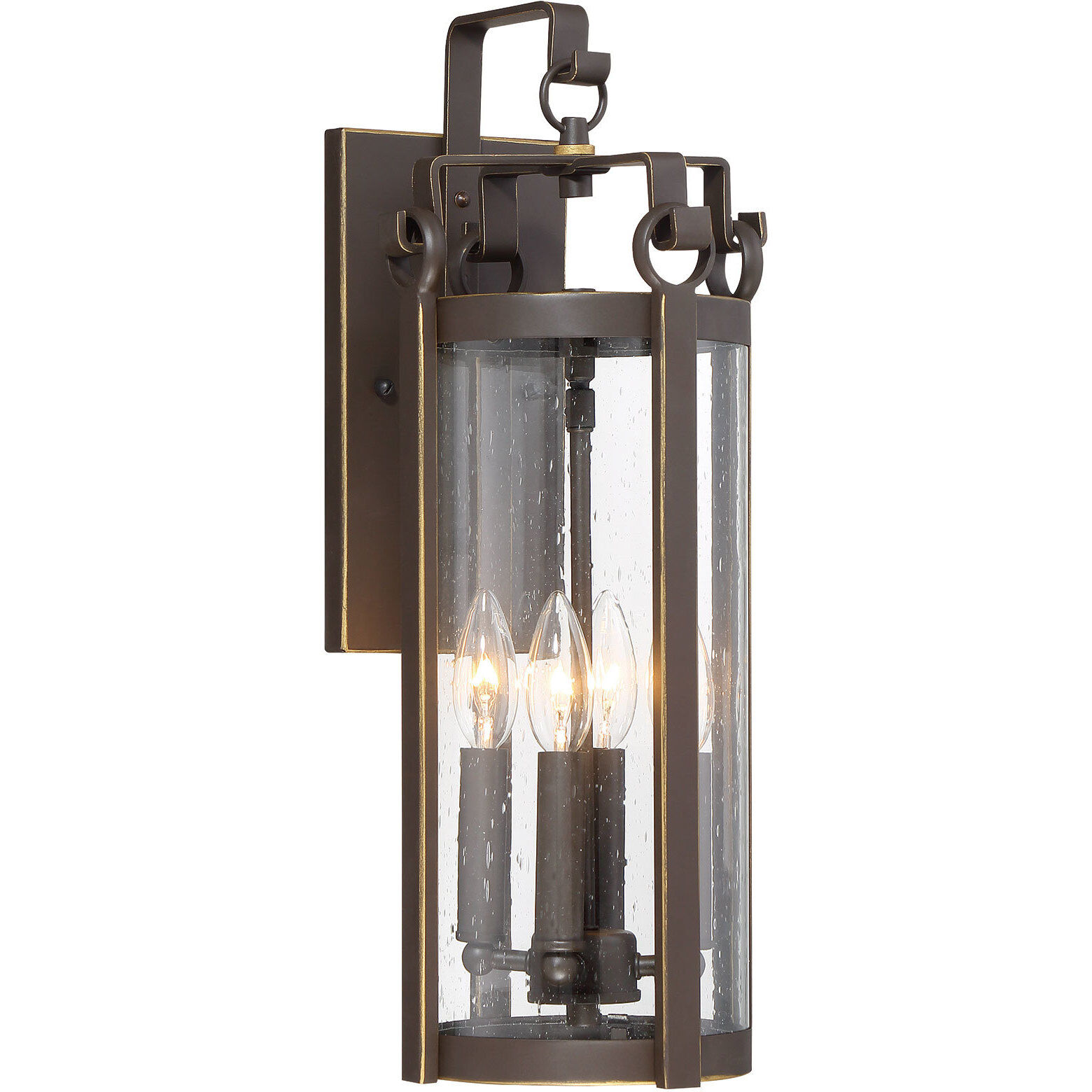 Somerset Lane 4 Light 21 inch Dakota Bronze Outdoor Wall Mount, Great Outdoors