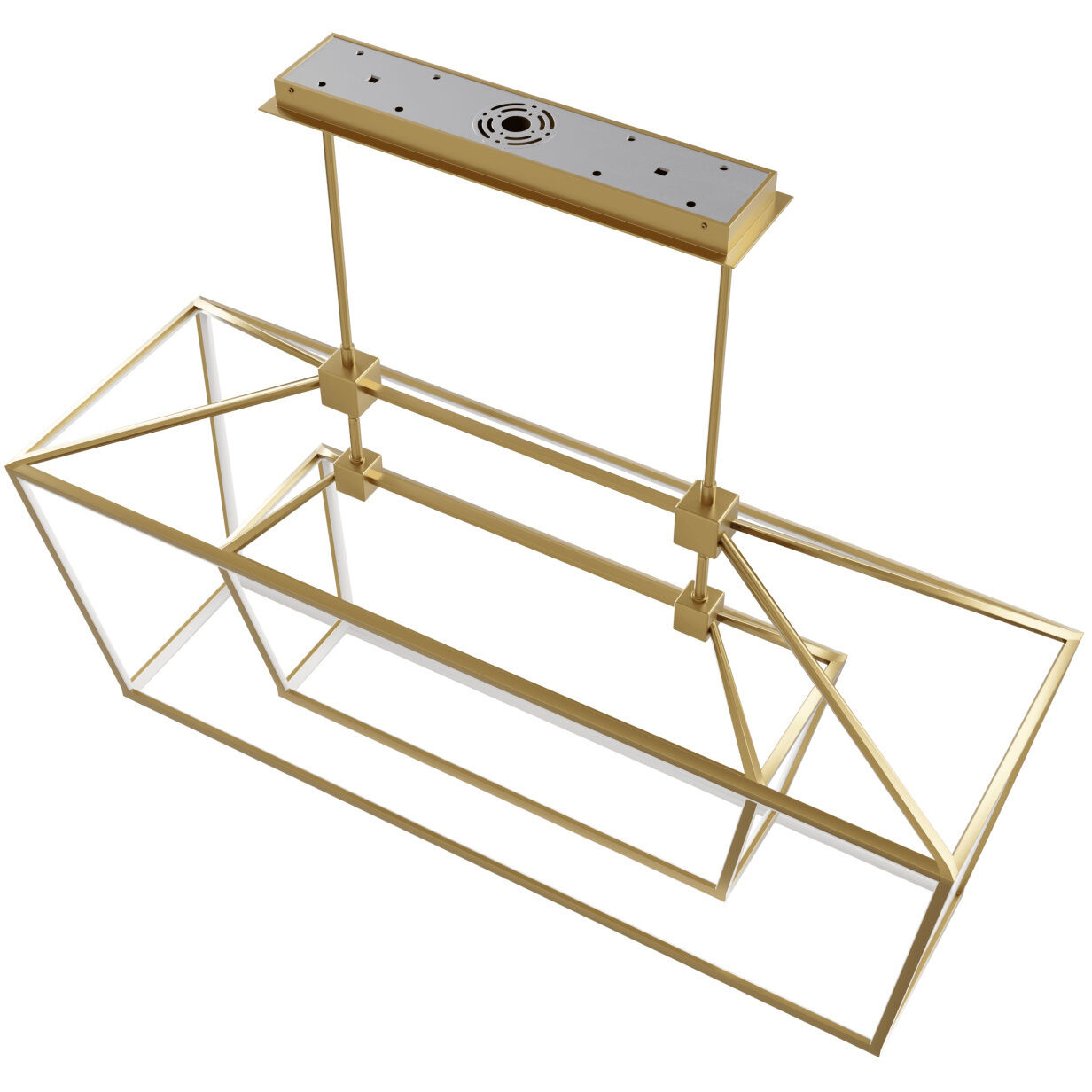 Park Ave. LED 17 inch Gold Pendant Ceiling Light