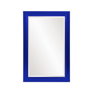 Avery 42 X 28 inch Glossy Royal Blue Wall Mirror