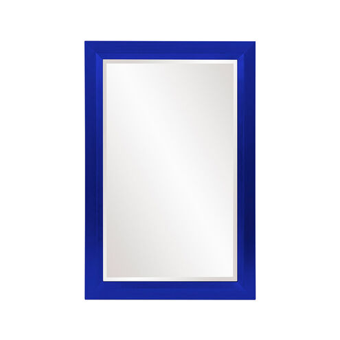 Avery 42 X 28 inch Glossy Royal Blue Wall Mirror