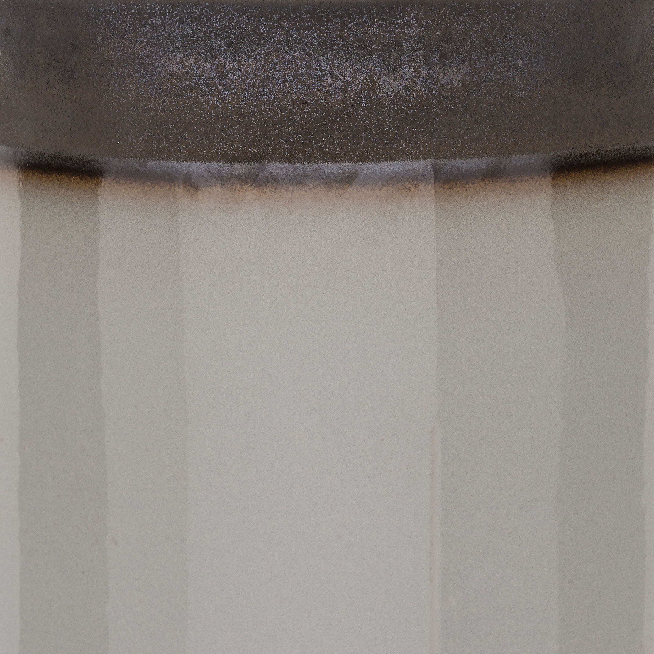 Palominas 18.1 inch Grey and Brown Outdoor Garden Stool, Cylinder, Hand Crafted