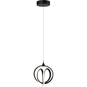Rose LED 7.5 inch Black Pendant Ceiling Light
