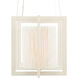 Monreale 3 Light 49 inch White Chandelier Ceiling Light