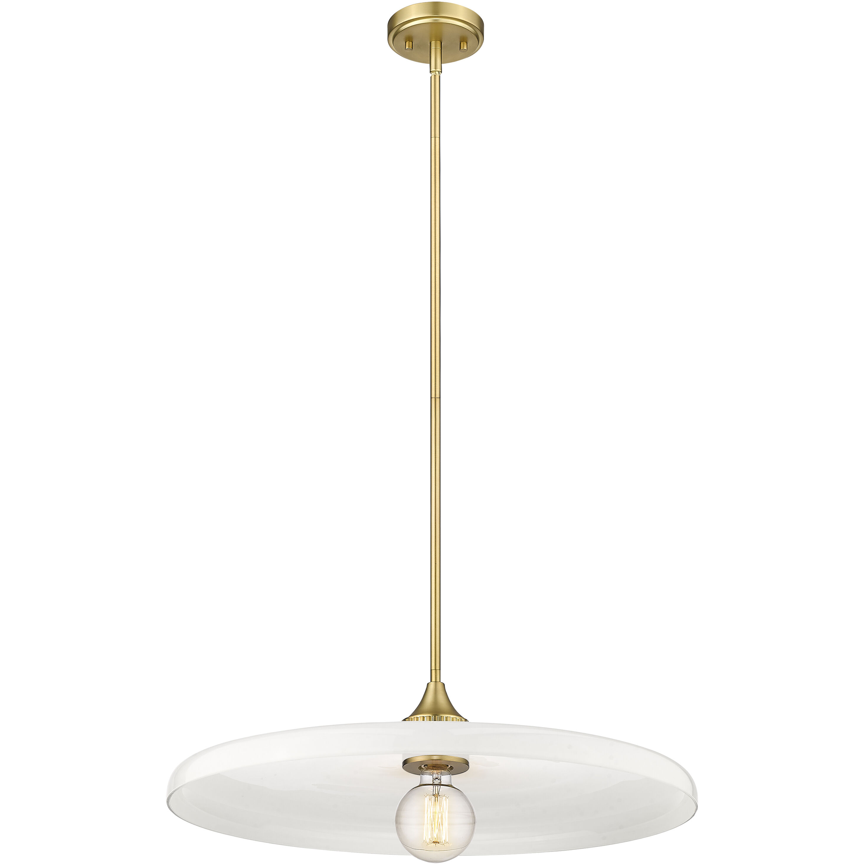 Paloma 1 Light 24 inch Olde Brass Pendant Ceiling Light in Oil Rubbed Bronze
