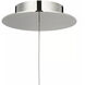 Barbara Barry Windchime LED 2.5 inch Polished Nickel Single Pendant Ceiling Light