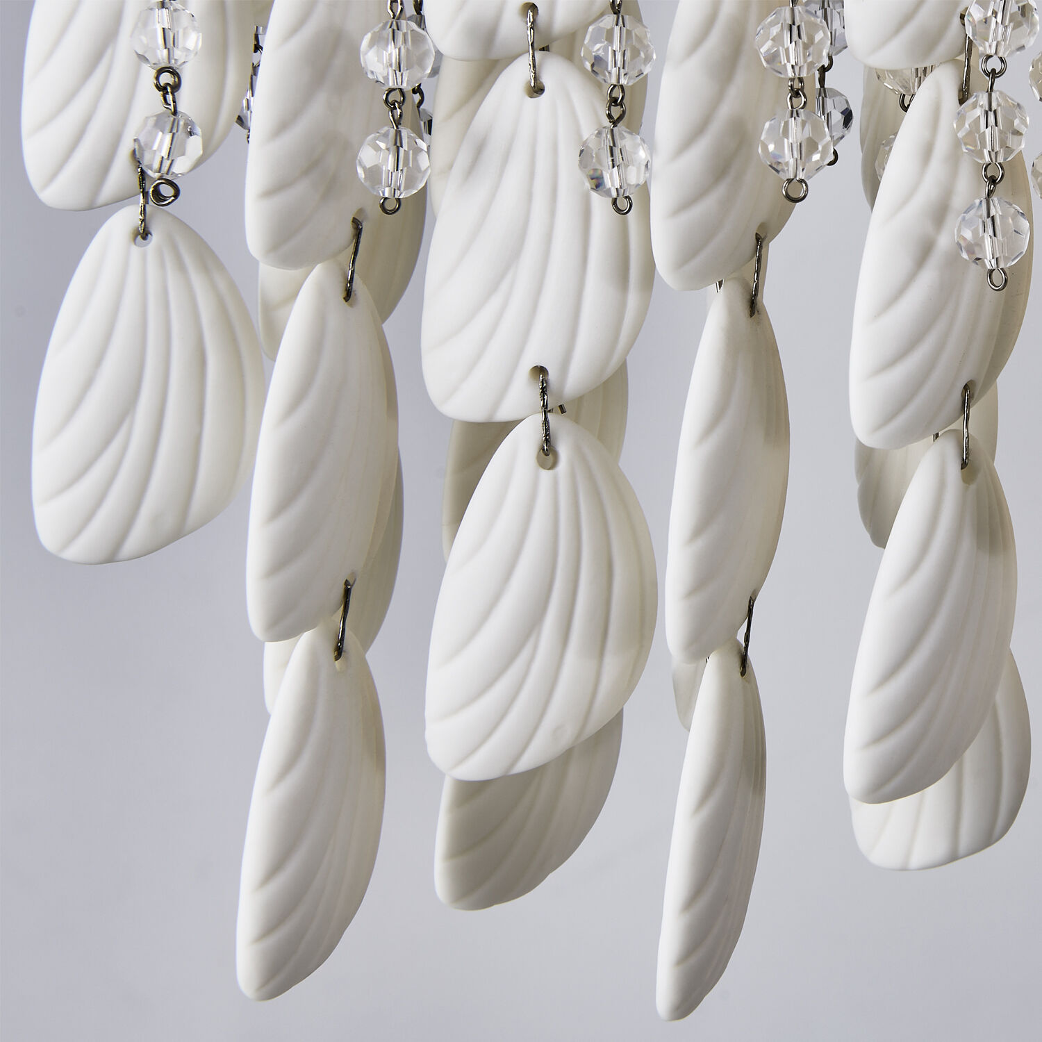 Farfalle 9 Light 9 inch Brushed Champagne Gold Linear Pendant Ceiling Light