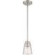 Calhoun 1 Light 5 inch Satin Nickel Mini-Pendant Ceiling Light, Essentials