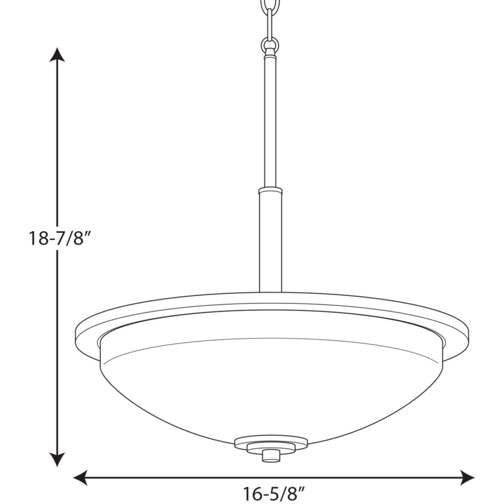 Replay 3 Light 16.63 inch Black Pendant Ceiling Light