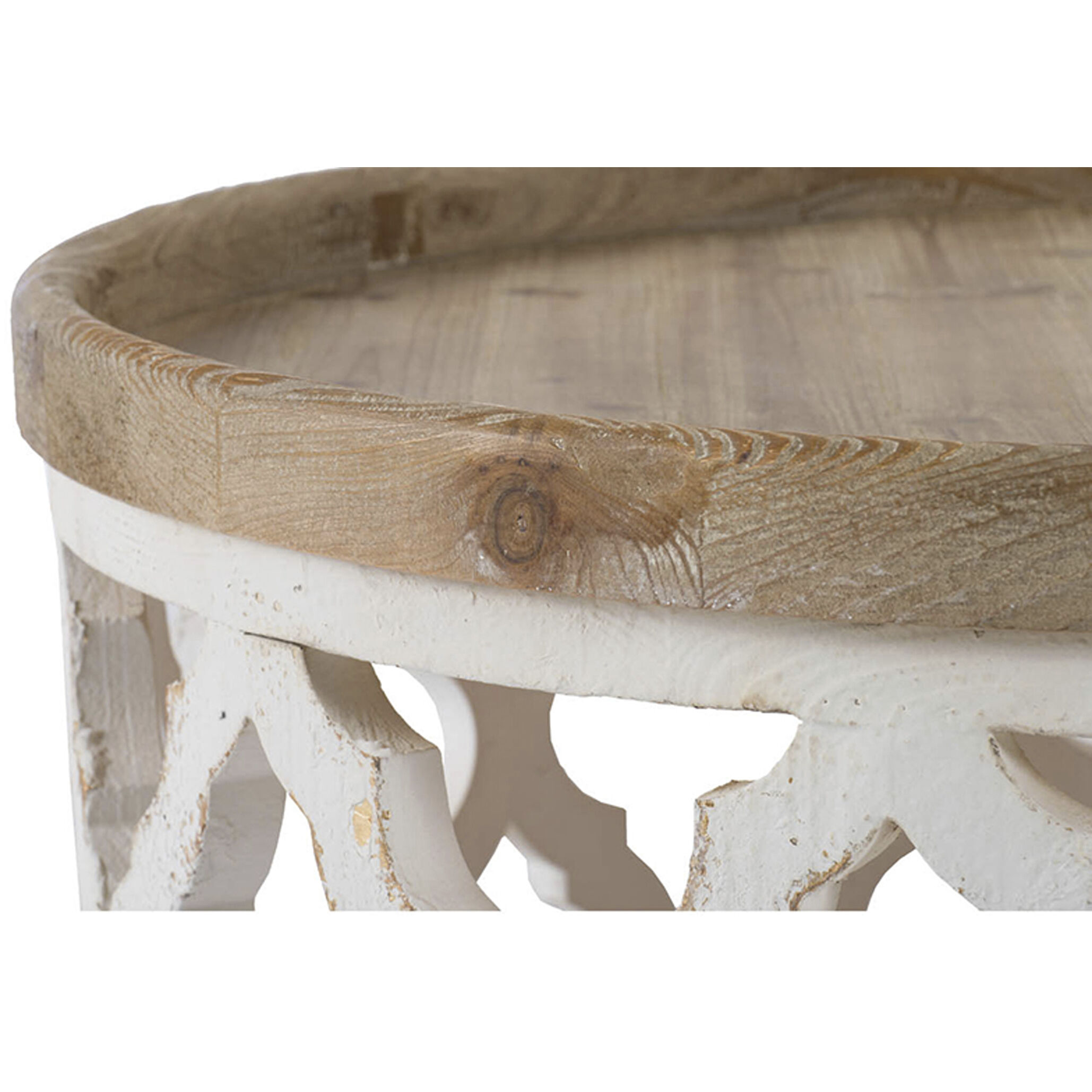 Anita 32 X 31.9 inch Natural/White Coffee Table