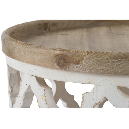 Anita 32 X 31.9 inch Natural/White Coffee Table