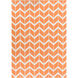Fallon 36 X 24 inch Bright Orange, Cream Rug