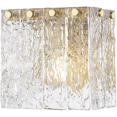 Glacier Wall Sconce Wall Light in Modern Gold
