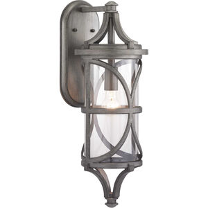 Chay 1 Light 26 inch Antique Pewter Outdoor Wall Lantern, Large, Design Series