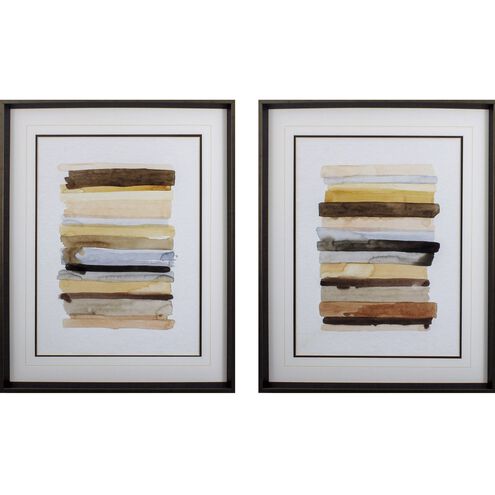 Abstract Collection Neutral Framed Art