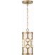 Jennings 1 Light 6.25 inch Aged Brass Mini Pendant Ceiling Light