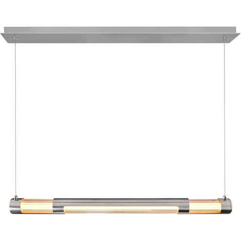 Neva LED 36 inch Satin Nickel Island/Pool Table Light Ceiling Light