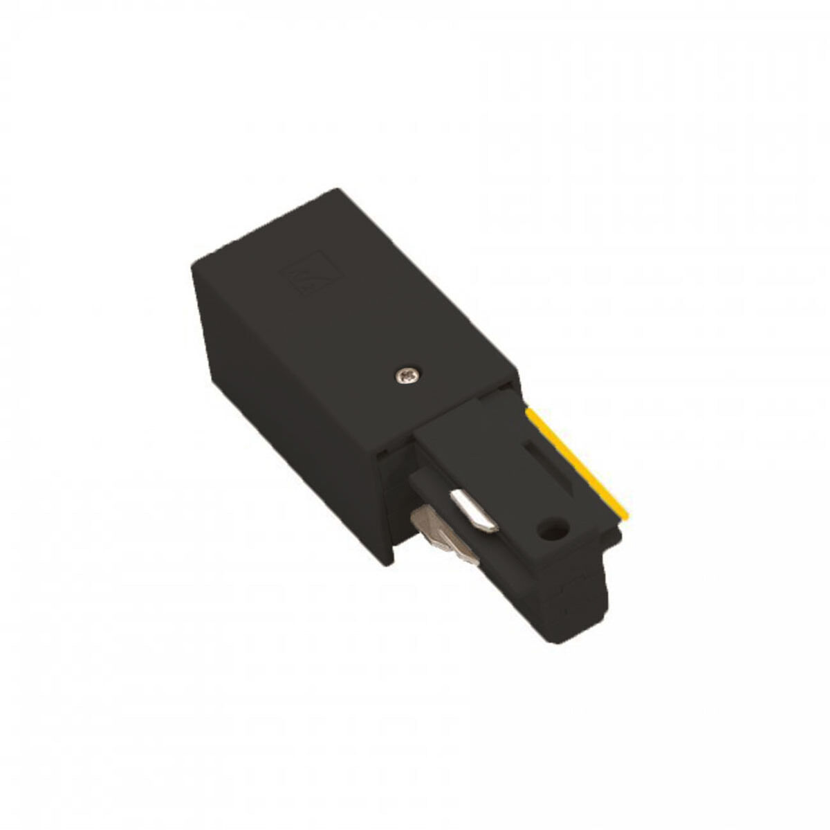 Live End Connector 1 Light 120 Black Track Accessory Ceiling Light